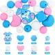 Silicone Beads Cartoon Rabbit Shape Teething Beads Set Combination Pacifier Chain Clips Set Newborn