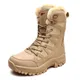 New Warm Plush Snow Boots Men Lace Up Casual High Top Men's Boots Waterproof Winter Boots Anti-Slip