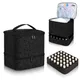 30 Grids Nail Organizer Makeup Bag Cosmetic Manicure Case Professional Double Layer Design Nail