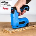 Electric Stapler Lithium-ion CordlessNail Gun Staple Gun Nailer Stapler Furniture DIY Tool Wood