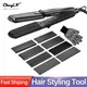 4-in-1Interchangeable Plates Fast Hair Straightener Flat Iron Electric Ceramic Hair Curler Crimper