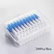 Soft Silicone Head Interdental Brush 200PCS Super Soft Dental Cleaning Brush Dental Floss Toothpicks