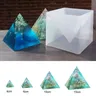 Pyramid Molds for Resin Large Silicone Pyramid Molds for DIY Orgonite Orgone Pyramid for Paperweight