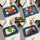 Super Mario Bros Foot Mat Fleece Floor Mat Household Cartoon Bathroom Bath Mat Non Slip Mats Floor