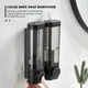 300/600mL Liquid Soap Dispenser Wall Mounted Hand Press Soap Dispenser for Bathroom Dish Liquid