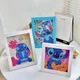 Disney Stitch Diamond Painting By Number Kits Lilo & Stitch Cartoon 5D Diamond Art Diamond Stickers