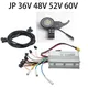 JpElectric Bicycle Controller 36-60v 350W Electric Bicycle Scooter Sine Wave Controller LCD Display