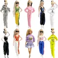 Nk 1 set Kleid für Barbie Puppe Kleidung handgemachte Party hochwertige Accessoires für Puppe Baby