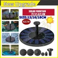 Solar Fountain Pump Energy-saving Plants Watering Kit Colorful Solar Fountain Solar Panel Bird Bath