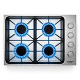 Costway 30/36 Inch Gas Cooktop with 4/6 Powerful Burners and ABS Knobs-30 inches