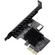 PCI-E 2X zu USB 3 1 A-Schlüssel Gen2 Vorder Typ-E Expansion Karte 10Gbps Typ-E Interne 20-Pin Front