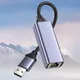 USB Ethernet Adapter USB3.0 PC Internet USB 1000Mbps Network Adapter RJ45 Type-C Gigabit 2.5G for