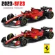 Bburago 1:43 f1 ferrari sf23 #16 lecler #55 sainz jr. legierung auto druckguss modell spielzeug