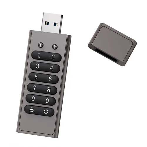 128GB 256-bit Verschlüsselt USB Stick Passwort Sicher-Stick USB 3 0 U Disk Unterstützung
