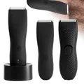 Body Trimmer for Men Electric Groin Hair Trimmer Ceramic Blade Fully Waterproof Male Pubic Hair