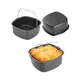 Non-stick Cake Baking Tray Basket Airfryer for Baking Dish Pan Air Fryer Accessories Baking Basket