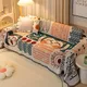 Cartoon Sofa Cover Double Use Beds Blanekets Throw Blanket Picnic Mat With Tassel Sofa Bed Universal