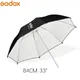 Godox 33" 83cm Black and White Reflective Lighting Light Umbrella for Studio Photogrphy