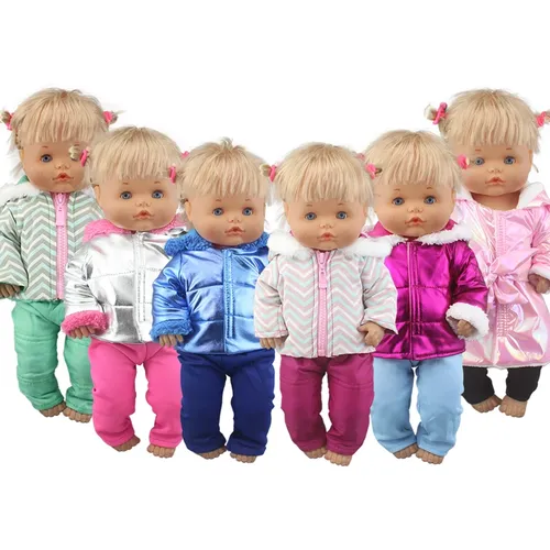 EINE vielzahl von arten von jacken Für 42 cm Nenuco Puppe 17 Zoll Baby Puppe Kleidung Puppe Zubehör