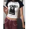 Lana del rey Kleidung Ästhetik y2k T-Shirt T-Shirt lustige Druck Fans Ernte Top Streetwear Damen