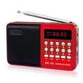 Mini Radio Recorder with Battery USB Rechargeable Digital FM MP3 Player Speaker Devices Supports TF