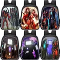 Skibidi Toilet Backpack Cartoon School Backpack For Boys Titans Cameraman Camera Man Tv Man Titans