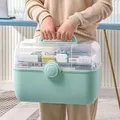 First Aid Kit Big Capacity Family Medicine Organizer Box Portable First Aid Kit Medicine Storage