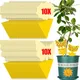 10/2Pcs Double Sided Sticky Traps Fruit Fly Trap Board Multiple Flying Insect Catching Bugs Plants