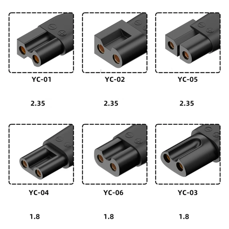 6 stücke USB Typ C Ladegerät Konvetor Adapter Rasier netzteil für universelle elektrische Haars ch neider Bart Trimmer Rasierer Rasierer Image