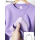 Stream girl Winter warmes Sweatshirt Frauen Overs ize Basic Pullover lose dicke samt weiße Fleece