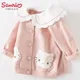 Sanrio Cotton Embroidery Coat Hello Kitty Cartoon Babies Spring Fall Tops Cute Casual Sweatshirt