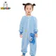 MICHLEY Blue Dinosaur Flannel Baby Kid Sleeping Bag Winter Sleepwear Cute Cartoon Bodysuit Sleepsack