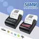 58mm Mini Thermal Printer Portable Receipt Ticket Thermal Printer Mobile Pocket Wireless Bluetooth