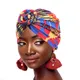 Neue mode Frauen Afrikanische muster blume turban Muslimischen Turban kopftuch headwrap Damen Chemo