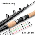 BIGBIGWORLD Feeder FIshing Rod Telescopic Spinning Casting Travel Rod 3.3m 3.6m Vara De Pesca Carp