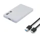 2.5 Inch External Hard Drive Enclosure USB 3.0 5Gbps Hard Drive Case Adapter Housing Tool-Free