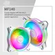 Cooler Master MF140 HALO PC Cooling Fan 140mm ARGB 5V/3PIN Computer Case CPU Cooler Water Cooling