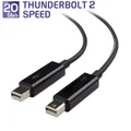 Real Thunderbolt 2 Cable 20Gbps Thunderbolt 2 Male to Thunderbolt 2 male for Macbook Air mini Imac