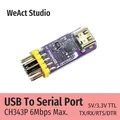 WeAct CH343P CH343 USB to Serial/TTL UART Module 3.3V 5V Switch Instead CH340