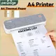 PeriPage A40 Printer A4 Paper Portable USB Bluetooth Wireless Thermal Transfer Printer for IOS