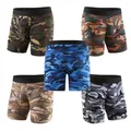 Sports Underwear Boxer Men Military Camouflage Men's Underpants Cotton Shorts Trunks Man Large Size