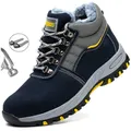 High Quality Winter Boots Men Steel Toe Cap Safety Boots Work Shoes Men Puncture-Proof Work Boots