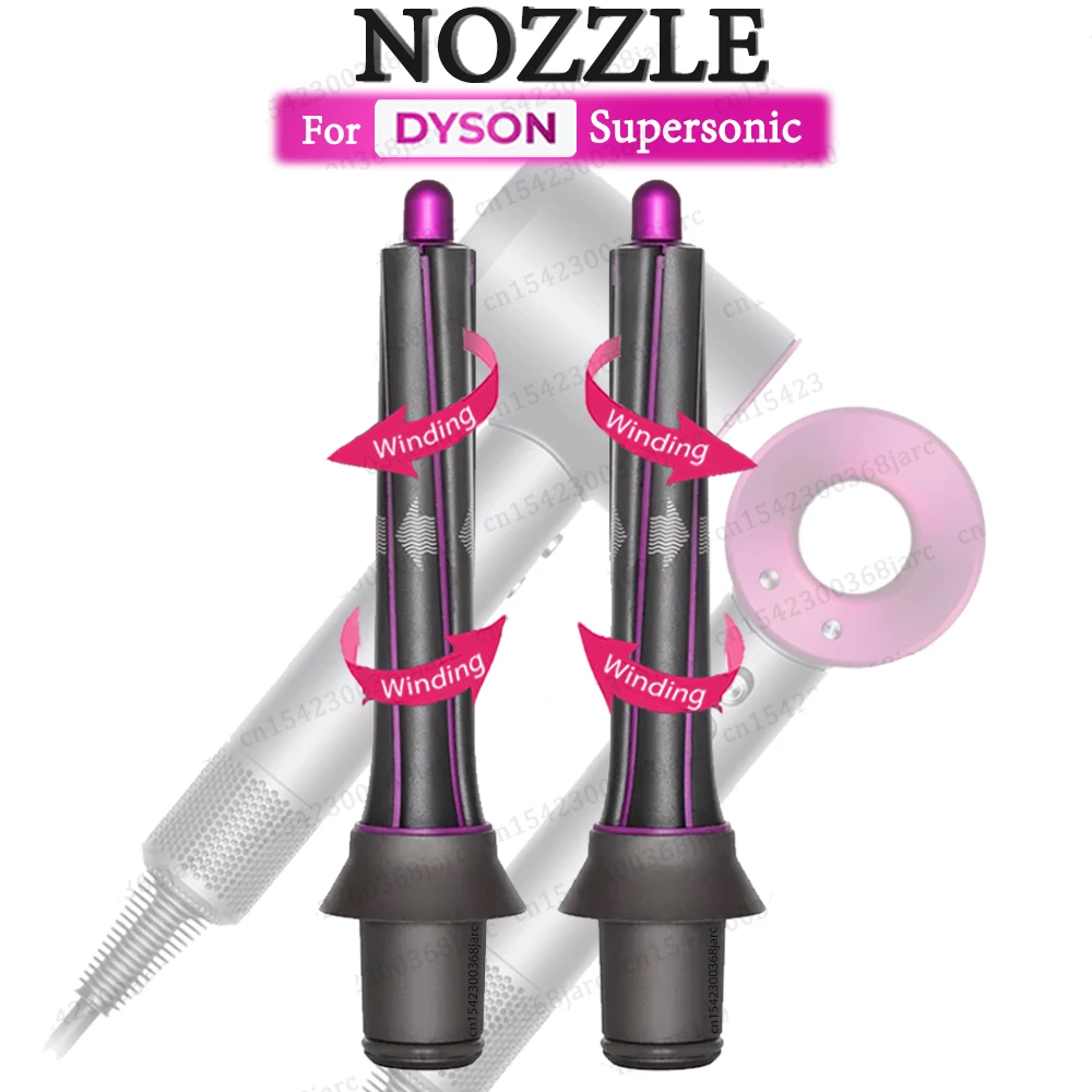 Haartrockner Curling Aufsatz 40mm Automatische Curling Düse Für Dyson Supersonic Haartrockner Zubehör Air Styler Zylinder Kamm Image