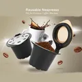 iCafilas Reusable Refillable Nespresso Coffee Capsule With Plastic Filter Pod Birthday Gift 20ML