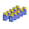 10pcs PKcell 9V 6F22 battery Super Heavy Duty Dry Non-Rechargeable Batteries as PPP3 6lr61 For Radio