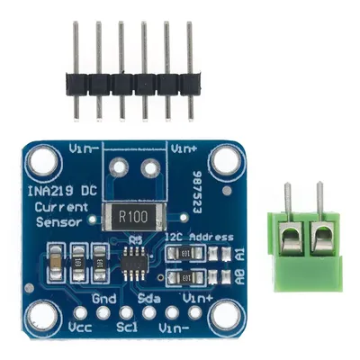 INA219 Bidirektionaler Gleichstrom-Stromversorgungssensor SOT23 Breakout-Modul DIY 3V-5V IIC I2C Power Monitoring Sensormodul Image