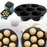 7 sogar Kuchen becher Luft fritte use Zubehör runde Muffin Tasse Form Mikrowelle Backofen Backform