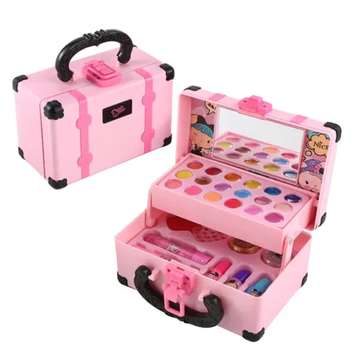 Kinder Make-Up Kit Für Mädchen Waschbar Sicher Kosmetik Spielzeug Set Kinder Make-Up Kosmetik