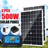 500 w1000w tragbare Solarpanel-Power bank Solarpanel-Kit 12-V-Regler-Solarplatte für schnelles