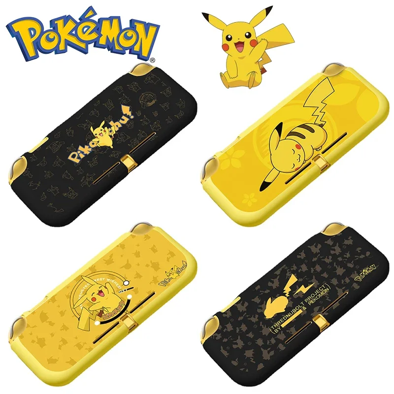 Pokemon Pikachu Silikon Fall für Nintendo Schalter Lite Mode Animation Relief Spiel Console Schützende Weiche Shell für NS Lite Image